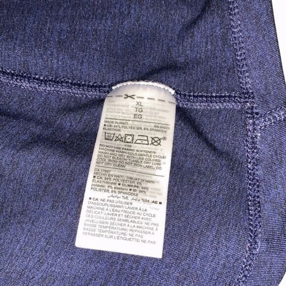 Old Navy Active Go-Dry Navy Blue Tank Top XL Fitted With Back Cutout Design Ligh - Picture 4 of 9